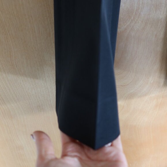CHAIKEN classic black dress pants size 4 front pockets flat front - Picture 7 of 16